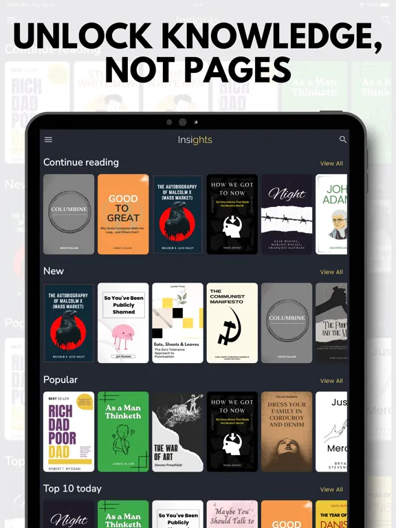 Insights: Ideas, Summaries iPad  Ekran Görüntüleri
